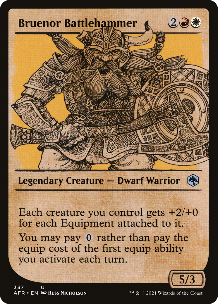 Bruenor Battlehammer (AFR-337) - Adventures in the Forgotten Realms: (Showcase)