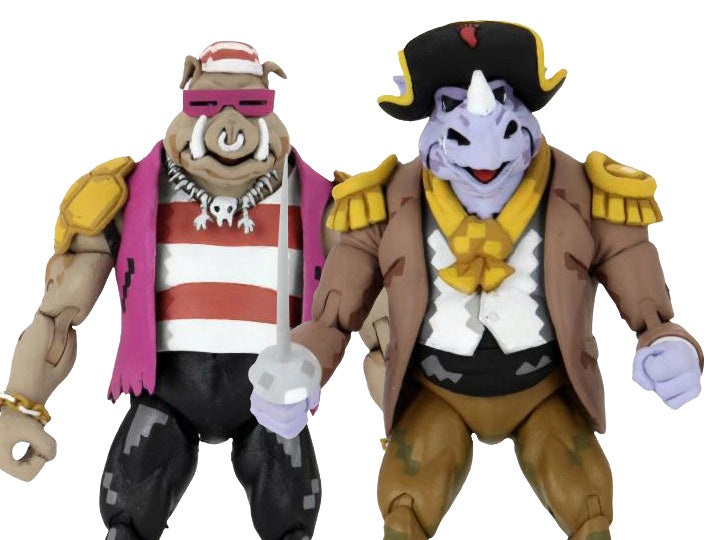 Teenage Mutant Ninja Turtles (Turtles In Time) Bebop & Rocksteady Pirate 2pk 7" Figure