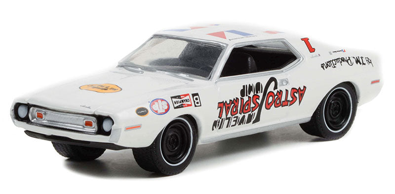 Greenlight 30329 1/64 Scale Astro Spiral Jump - 1972 Amc Javelin Sst