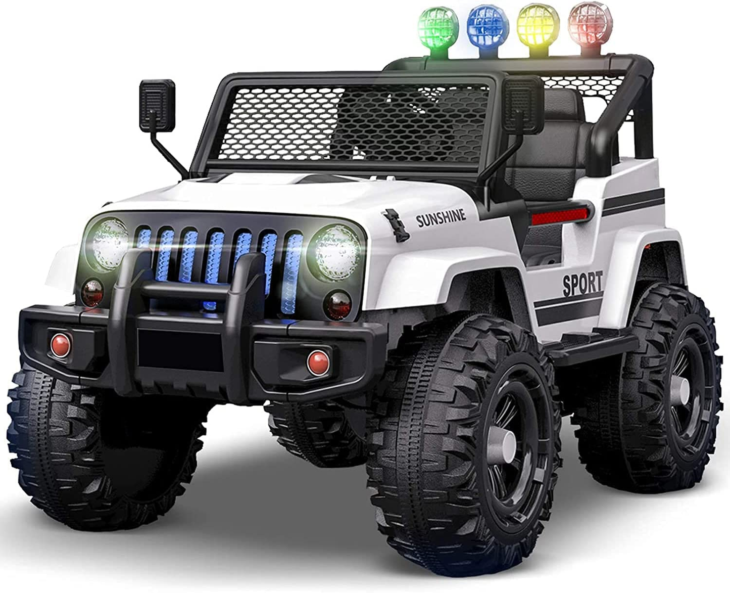 Camouflage Remote Control Ride-On Car with Spring Suspension for Kids