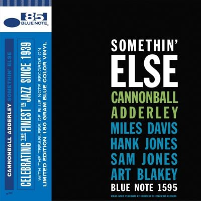 Cannonball Adderley Somethin' Else (Indie Exclusive, Limited Edition, Colored Vinyl, Blue) [Vinyl]