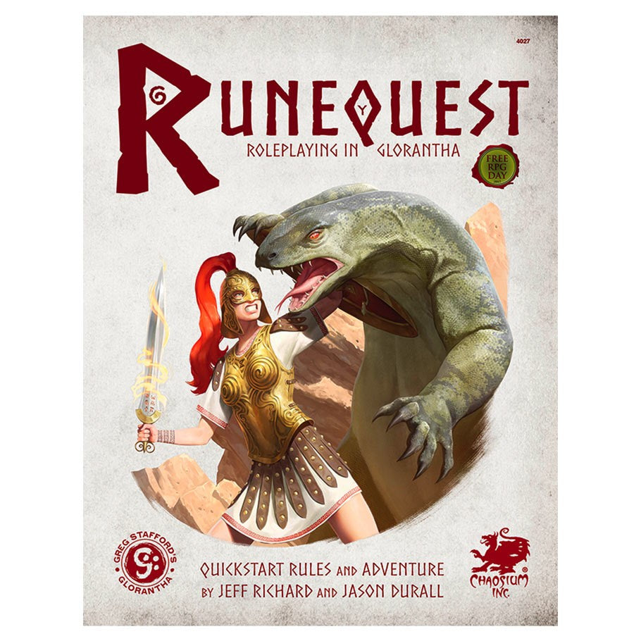 RuneQuest RPG: Roleplaying in Glorantha Quick Start