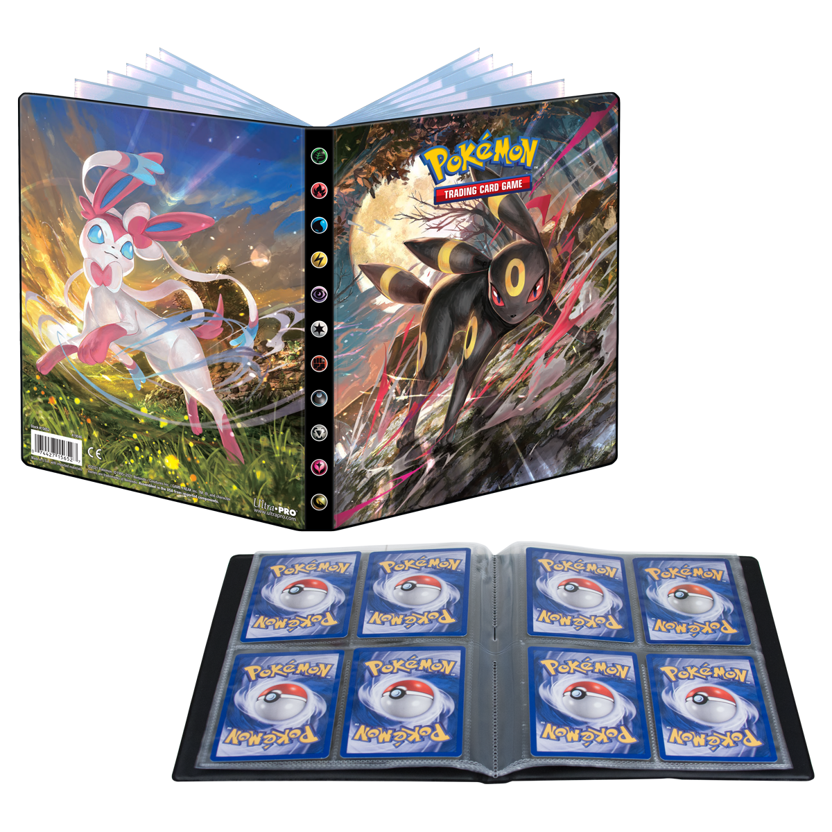 Ultra PRO: 4-Pocket Portfolio - Sword & Shield (Umbreon & Sylveon)