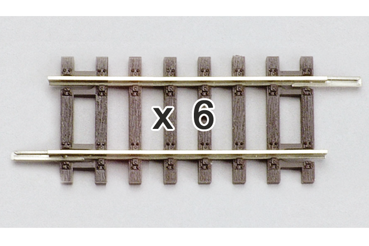Piko 55205 HO Scale Straight Track 62mm Box of 6 - Golden Apple Comics