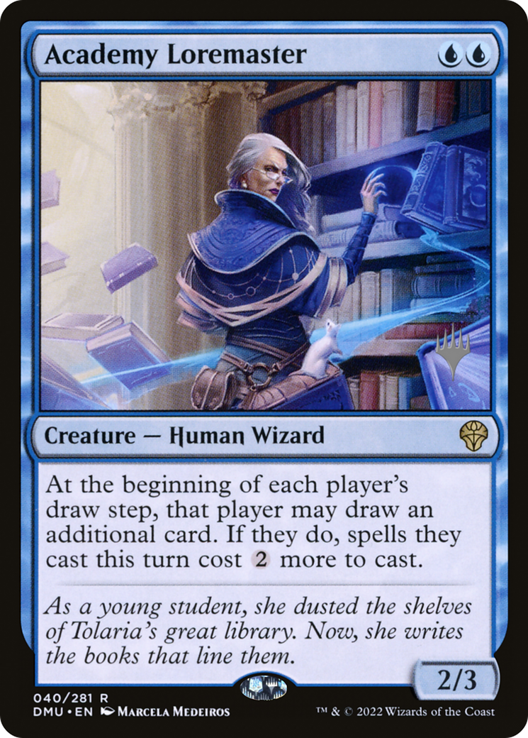 Academy Loremaster (PPDMU-040) - Dominaria United Promos Foil