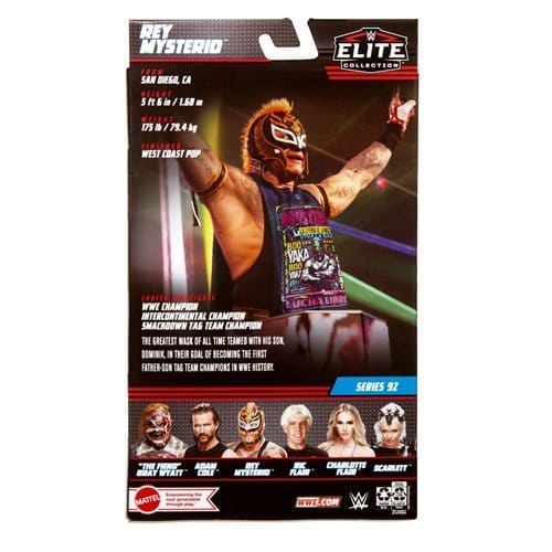 WWE Elite Collection Series 92(Adam Cole, Ric Flair, Charlotte Flair,  Burnt Fiend, Rey Mysterio) 6-inch Action Figure