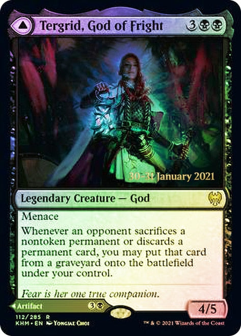 Tergrid, God of Fright // Tergrid's Lantern (PRE-112S) - Kaldheim Promos Foil