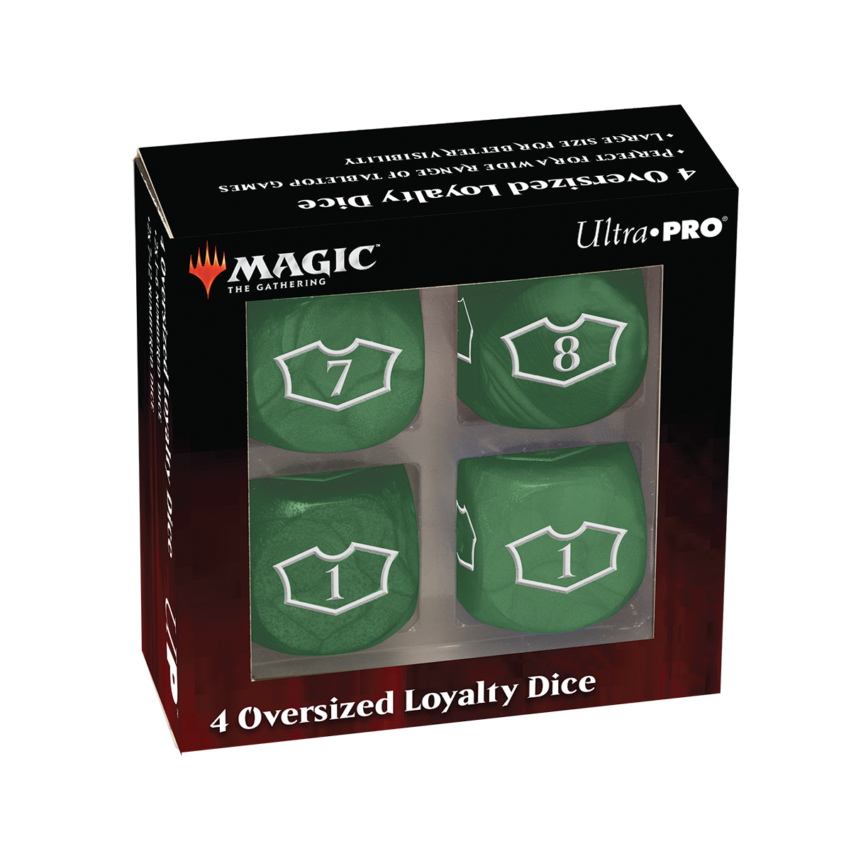 Ultra PRO: Loyalty Dice Set - 22MM Deluxe with 7-12 (Forest)