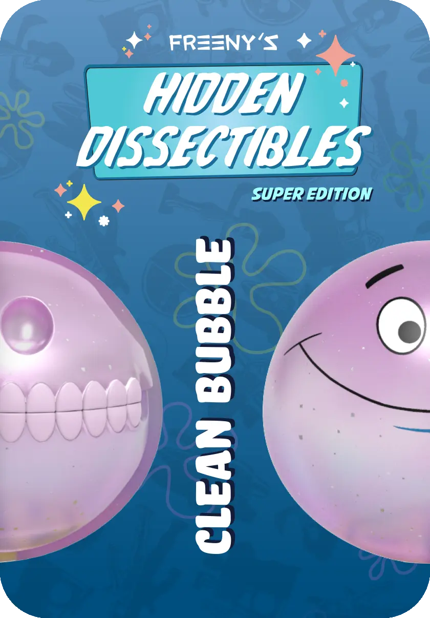 Freeny’s Hidden Dissectibles : SpongeBob SquarePants Series 04 (Super Edition) Blind Box (1 Blind Box)