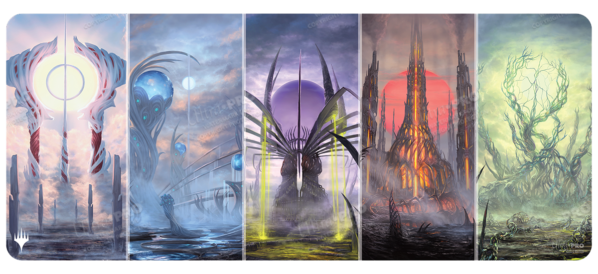 Ultra PRO: Playmat - Phyrexia All Will Be One (6ft Table) (Basic Land Tableaux)