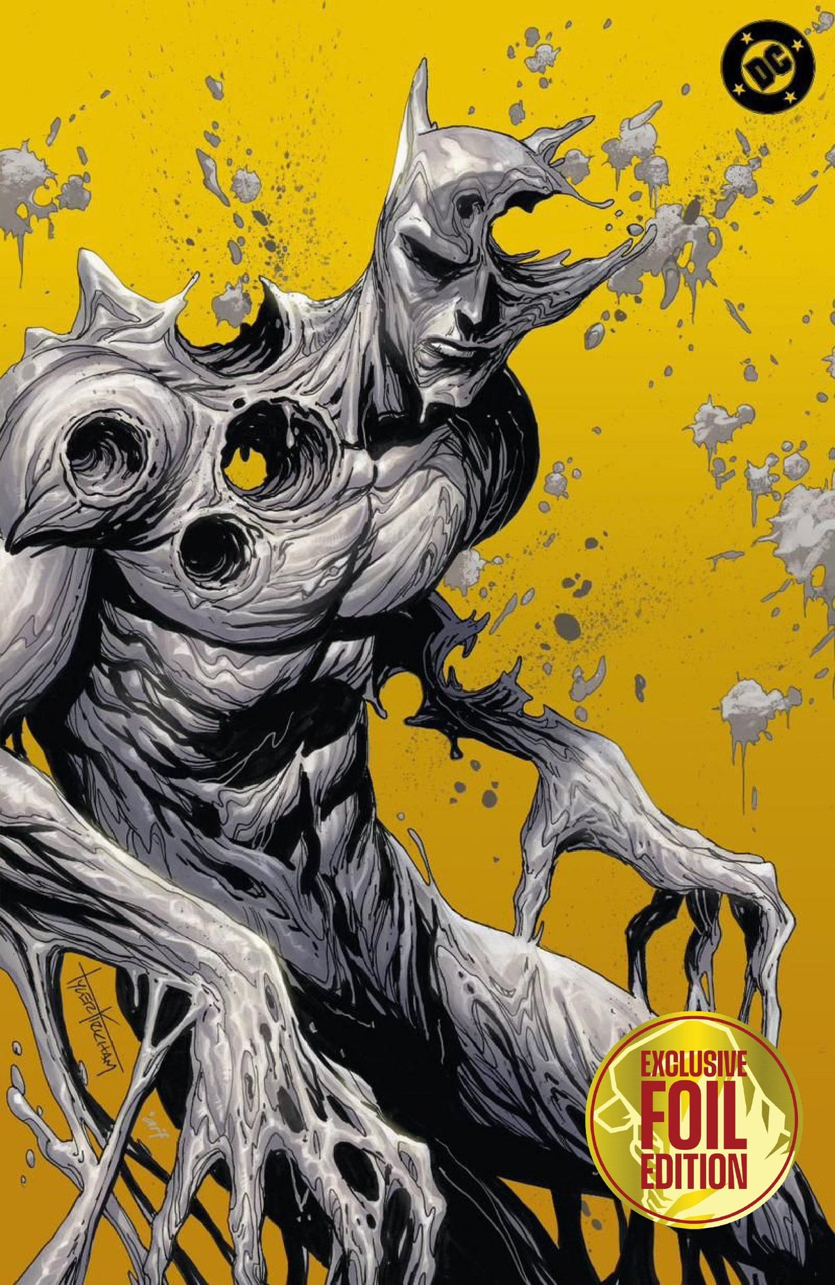 [GOLD FOIL] ABSOLUTE BATMAN #23 TYLER KIRKHAM CLAYFACE BATTLE DAMAGED NYCC EXCLUSIVE VIRGIN VAR (10/28/2026) - Golden Apple Comics