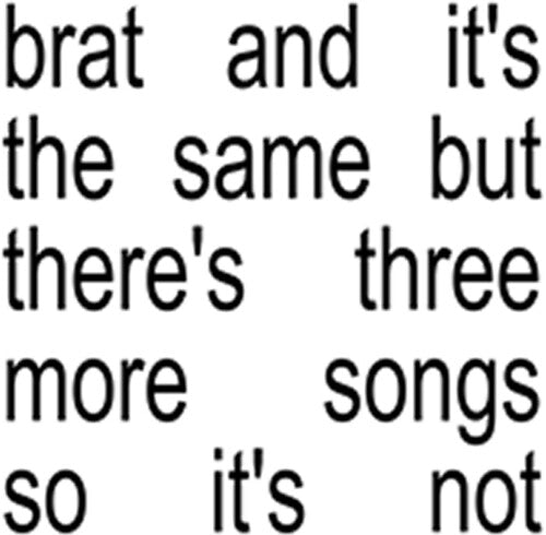 Brat And It's The Same But There's Three More Songs So It's Not (Colored Vinyl, White) (2 Lp) (Vinyl)