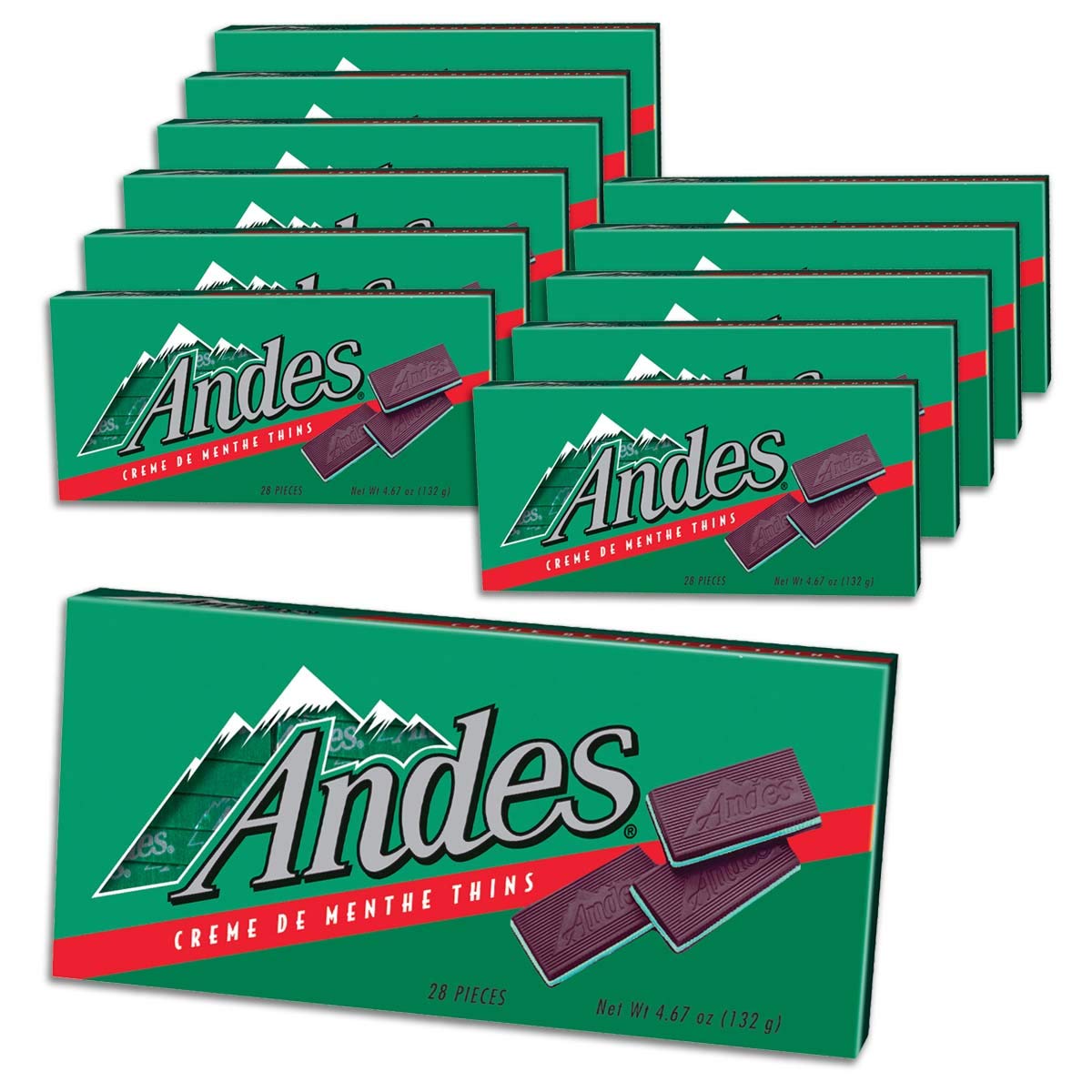 Andes Crème De Menthe Thins 4.67 oz. Box