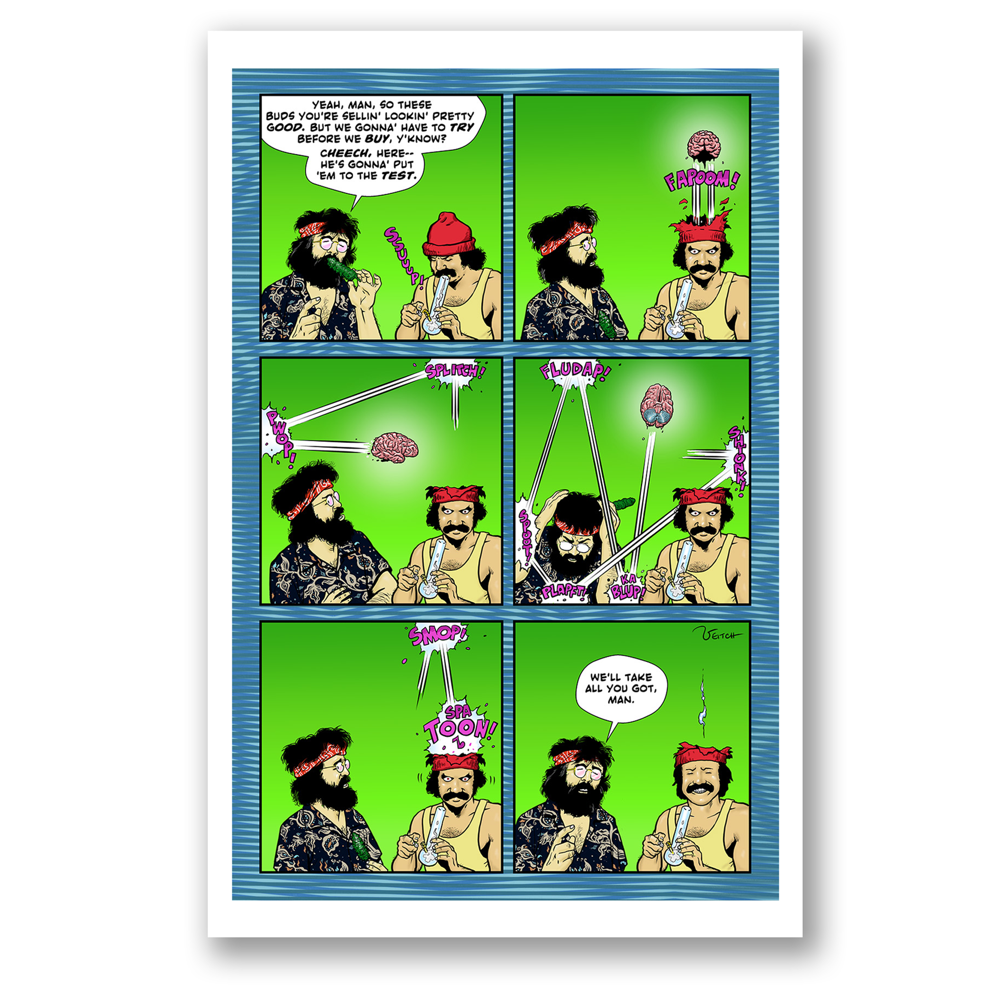 Cheech & Chong's Chronicles: The Graphic Novel Platinum Edition - Golden Apple Comics