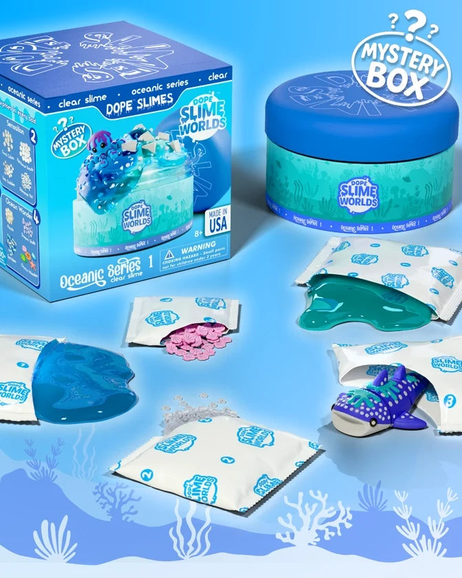 Dope Slime Worlds: Oceanic Series 1 - Clear Slime
