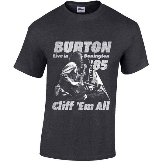 Cliff Burton Flag Retro [T-Shirt]