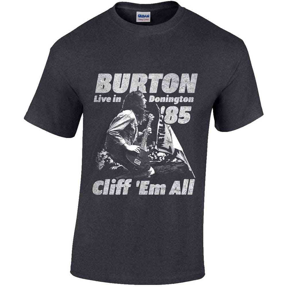 Cliff Burton Flag Retro [T-Shirt] - Golden Apple Comics