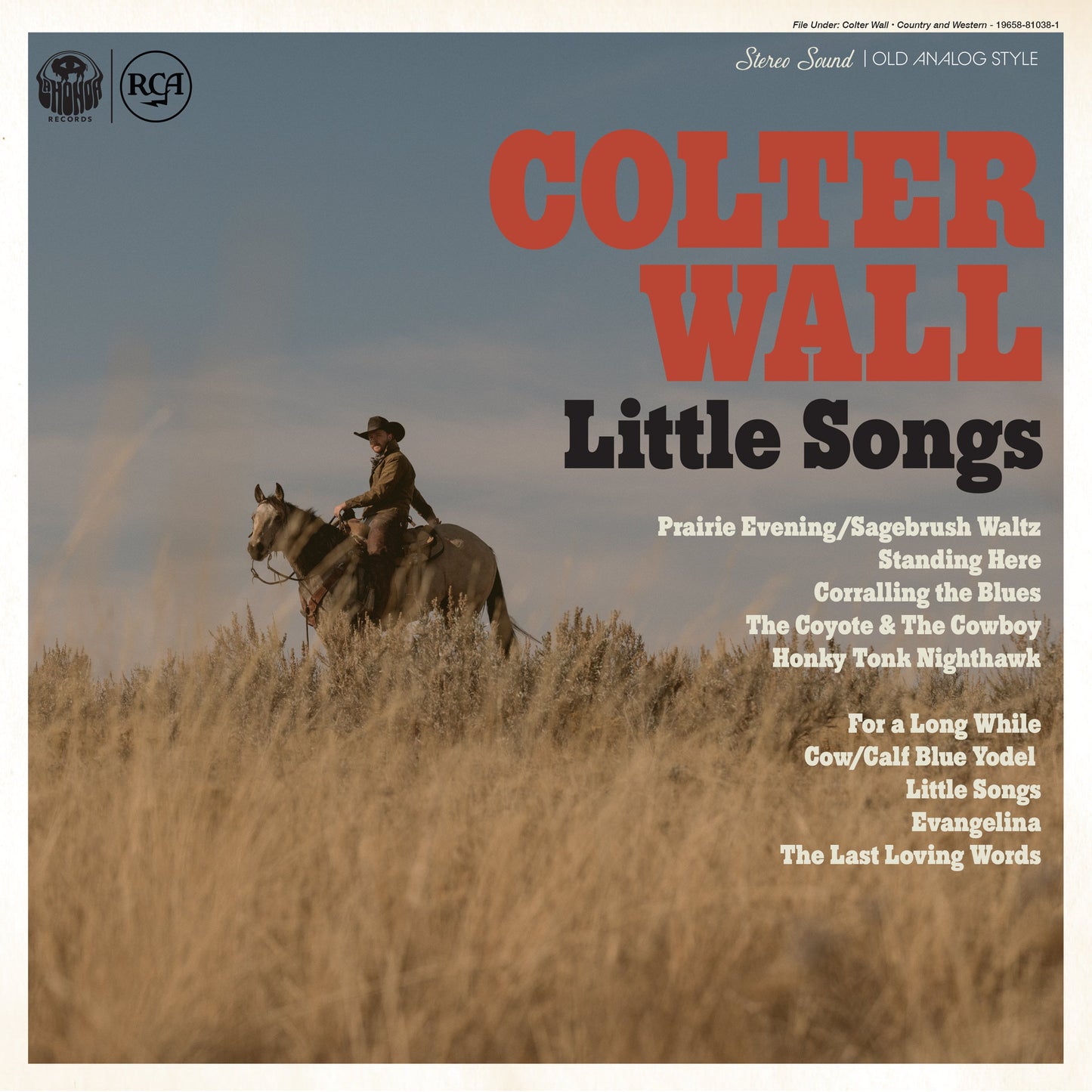 Colter Wall Little Songs [Vinyl]