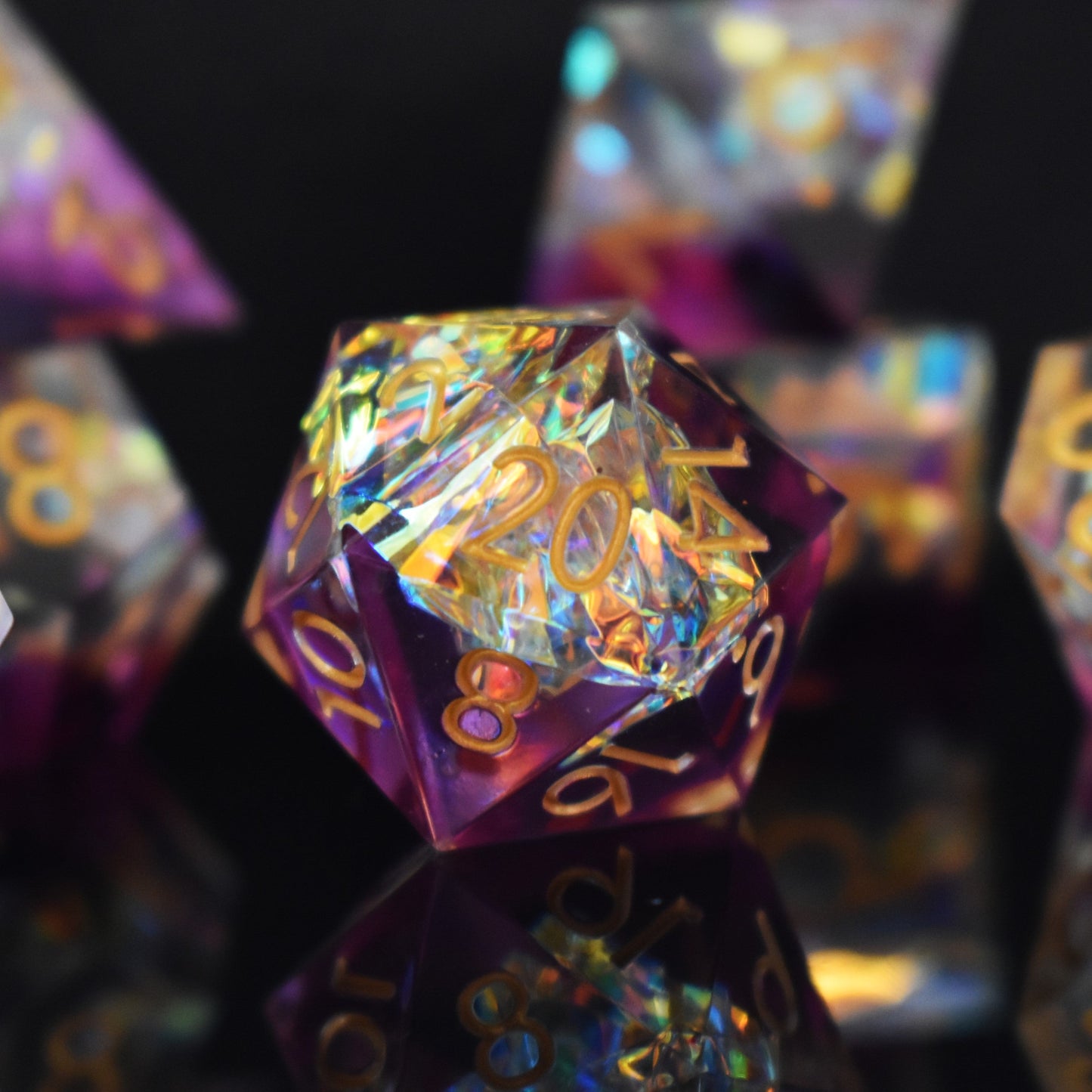 Conjure Fey Sharp-Edged Resin Dice Set