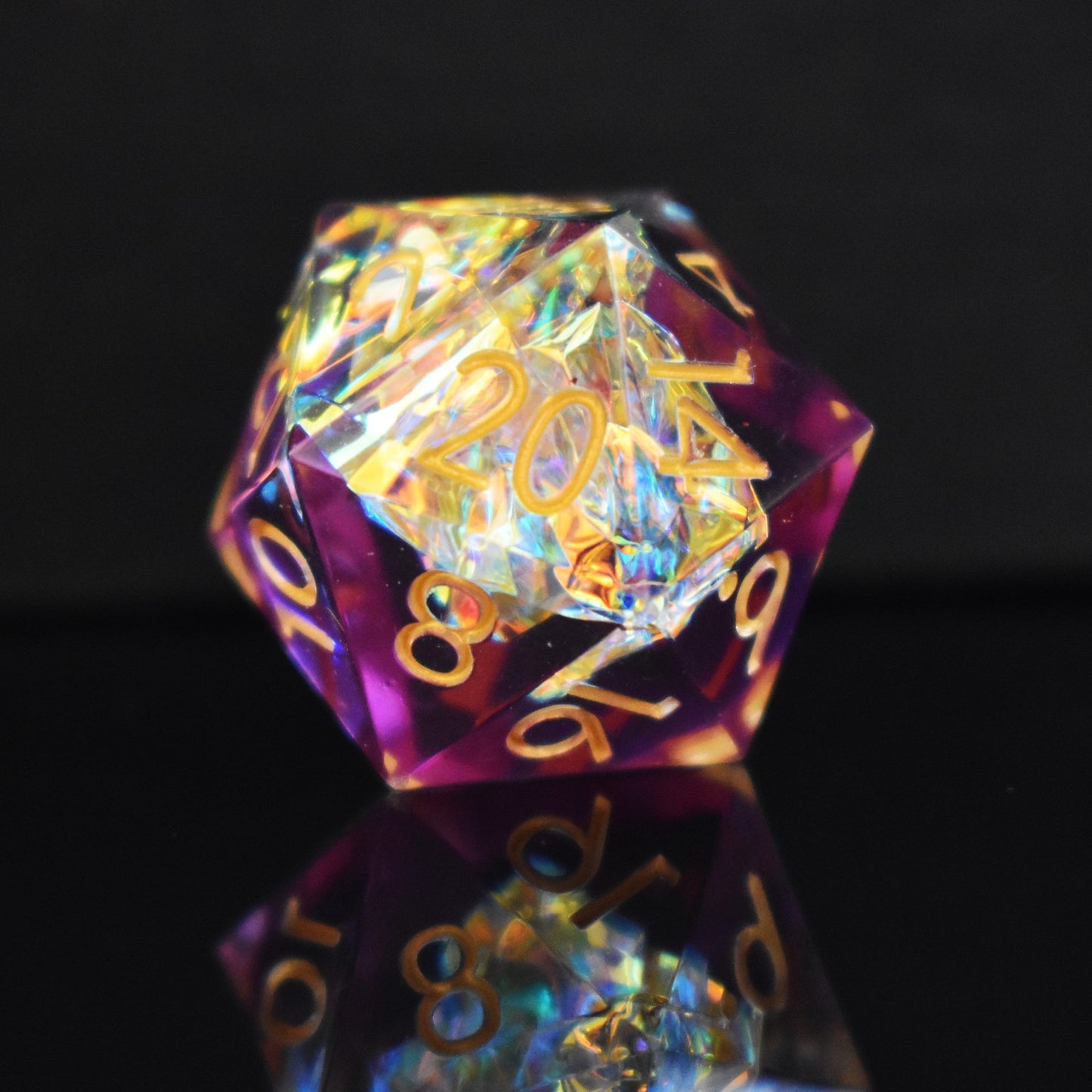 Conjure Fey Sharp-Edged Resin Dice Set