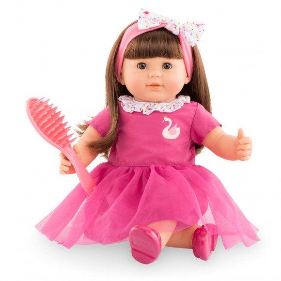 Alice - Baby Doll with Long Dark Hair - 14"