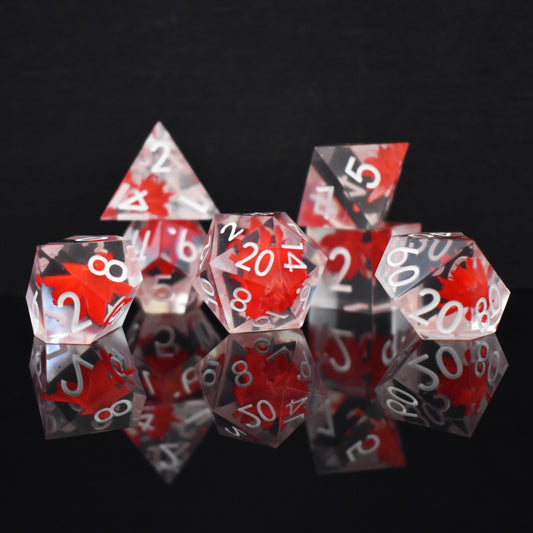 Corpse Lotus Sharp-Edged Resin Dice Set