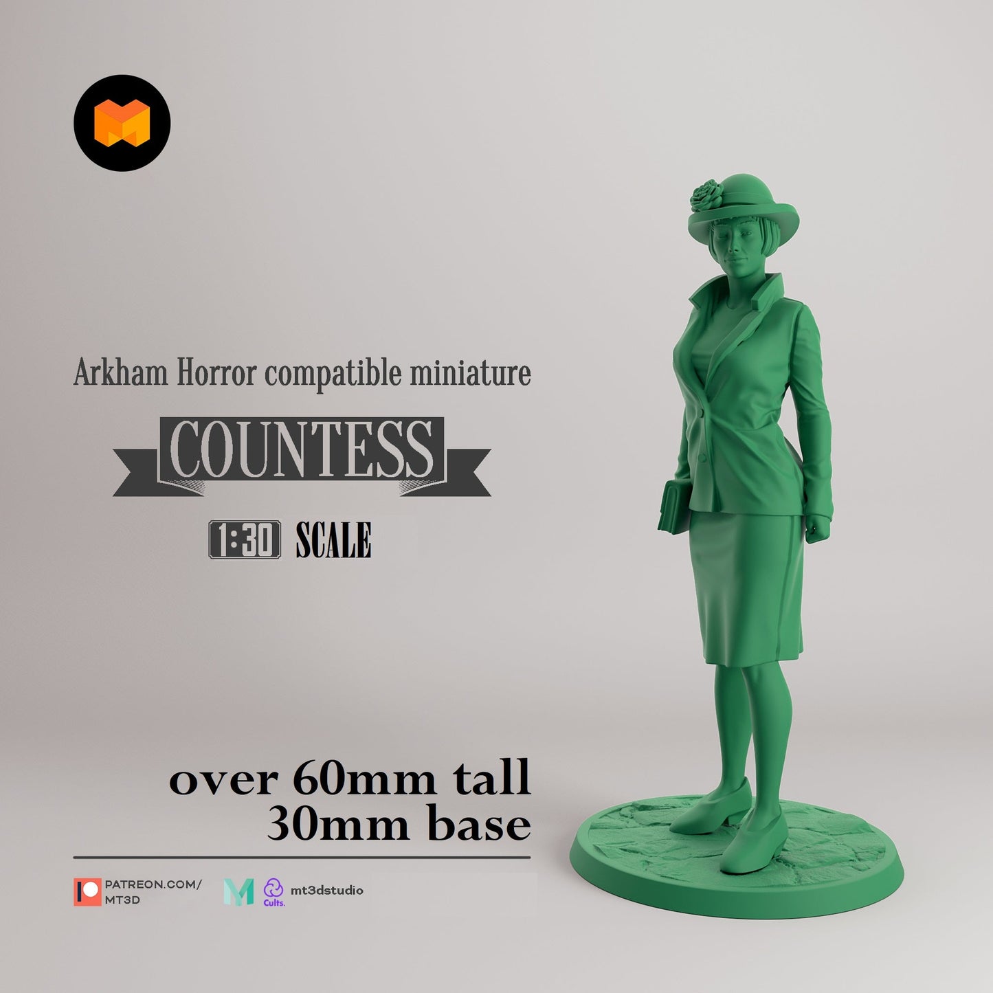 Arkham Compatible Investigator: The Countess (Alessandra Zorzi) - Golden Apple Comics