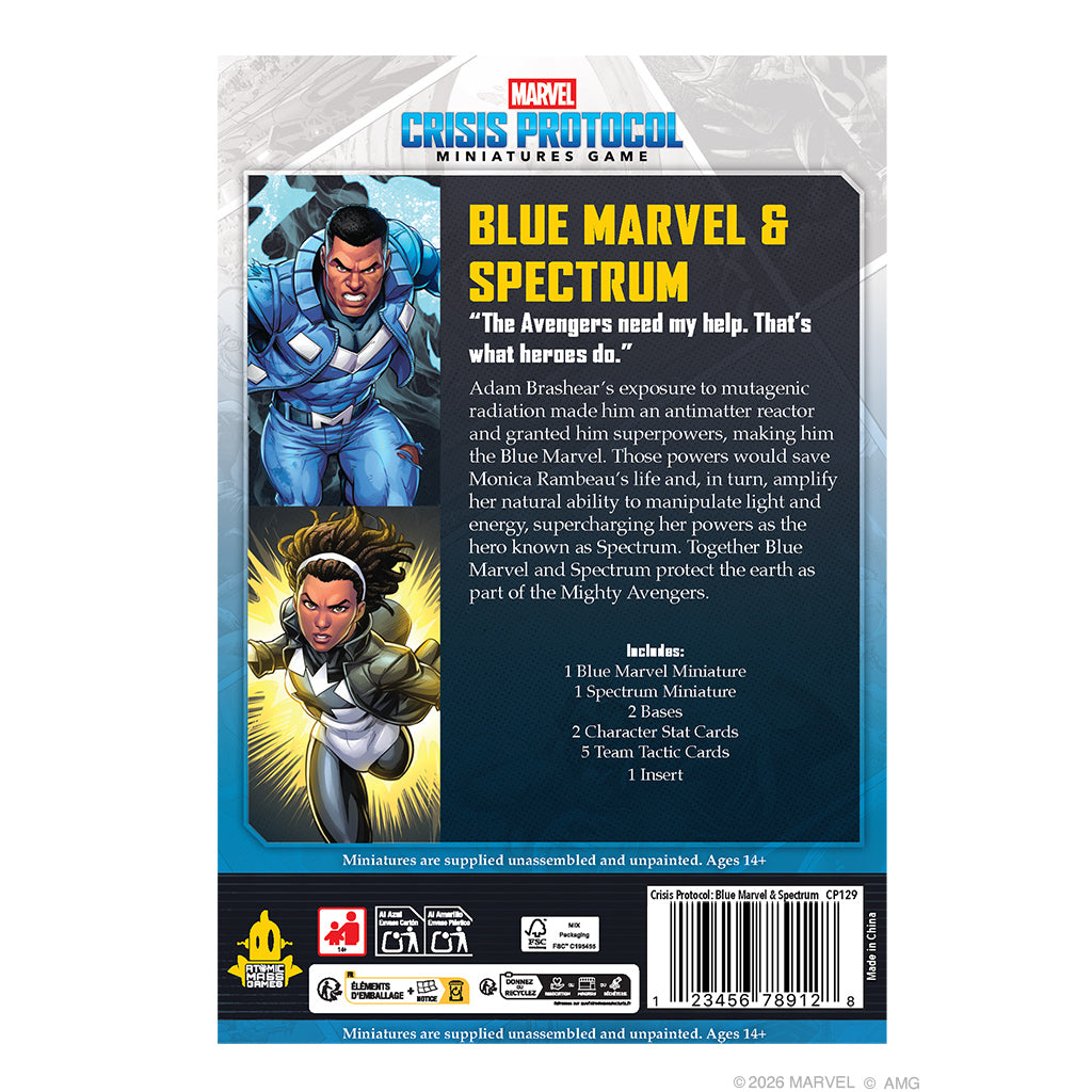 Marvel Crisis Protocol: Blue Marvel & Spectrum - Golden Apple Comics