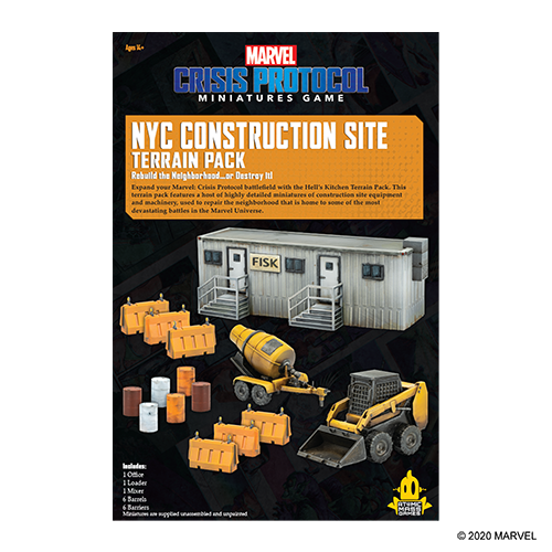 Marvel Crisis Protocol: NYC Construction Site Terrain
