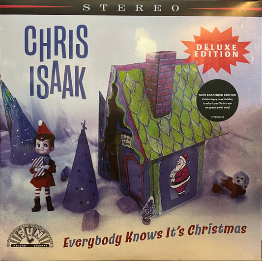 Chris Isaak - Everybody Knows It's Christmas (Deluxe) (Spring Green/Bone White Swirl LP Vinyl)