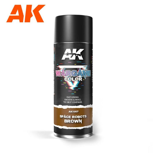 AK Interactive 1057 Wargame Color: Space Robots Brown Paint 400ml Spray