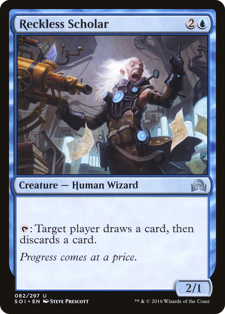 Reckless Scholar (SOI-082) - Shadows over Innistrad
