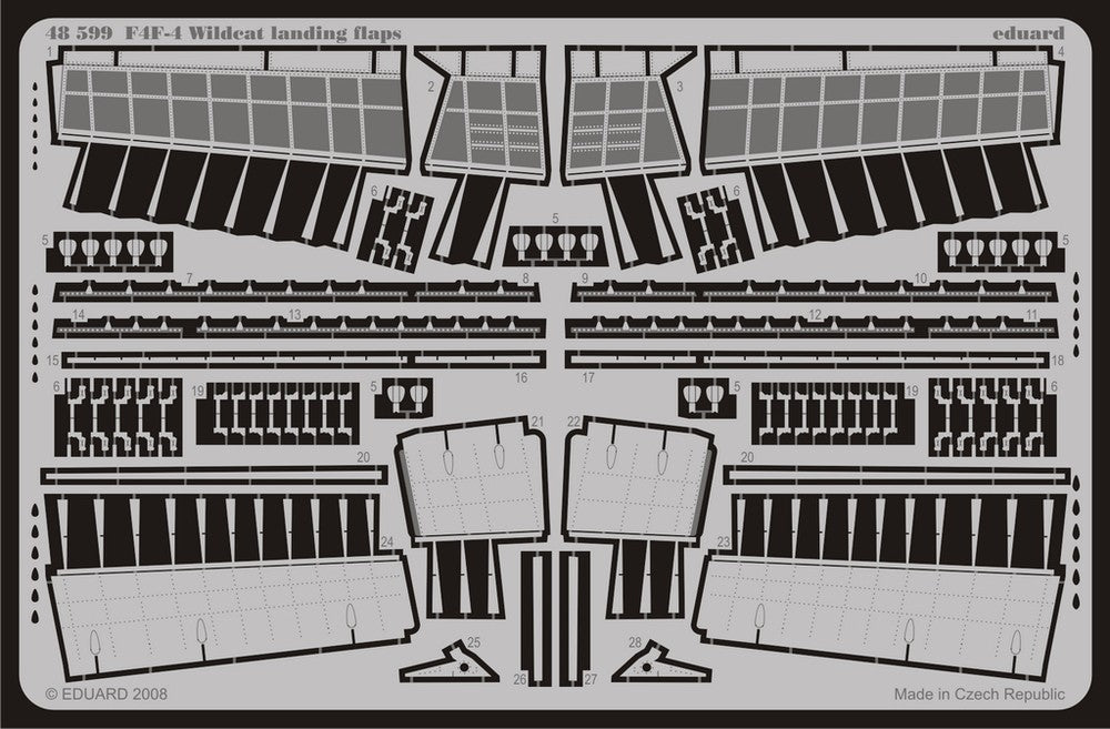 Eduard 48599 1/48 Aircraft- F4F4 Wildcat Landing Flaps for HBO