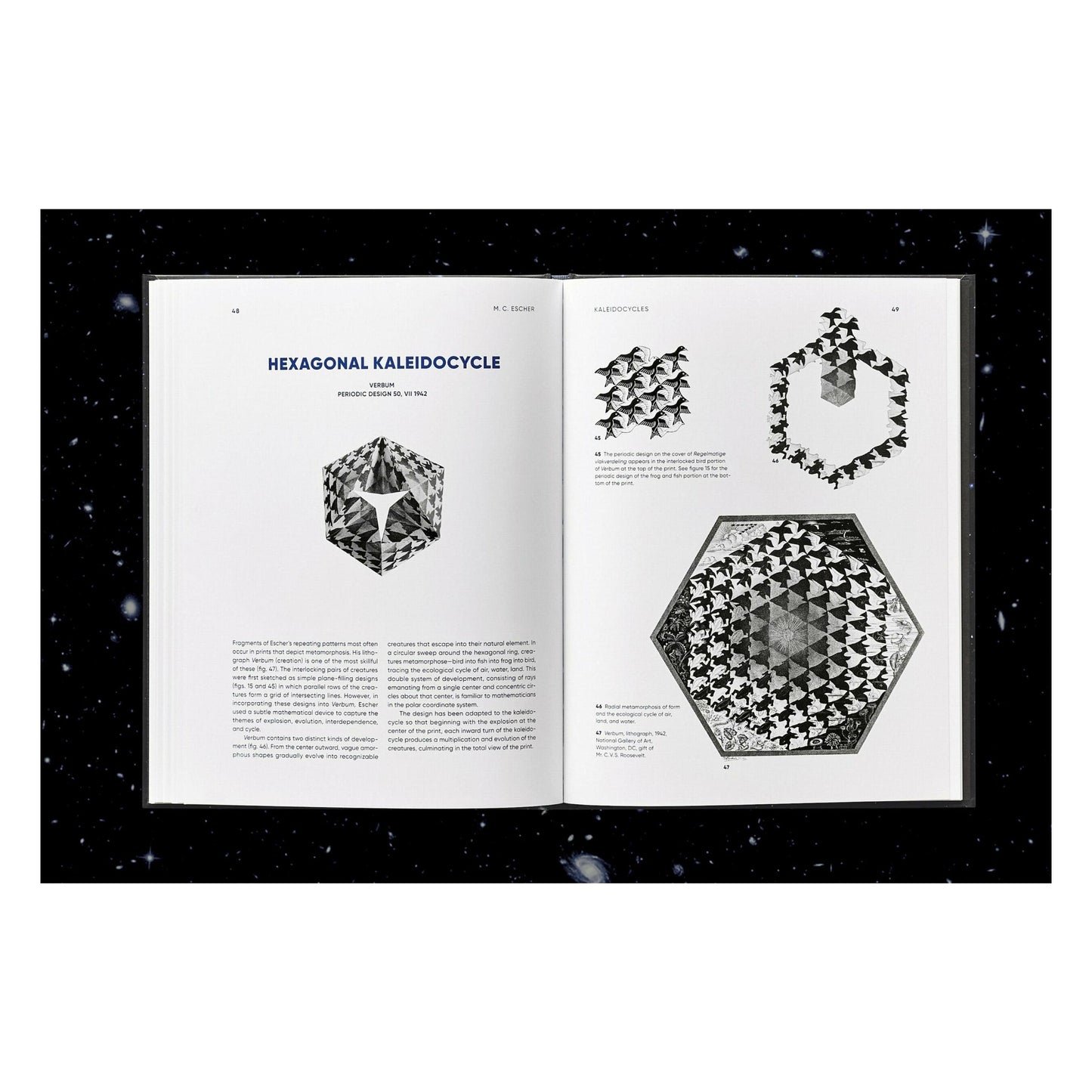 M.C. Escher. Kaleidocycles (English)