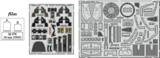 Eduard 32976 1/32 Aircraft- Mirage 2000D for KTY (Painted)