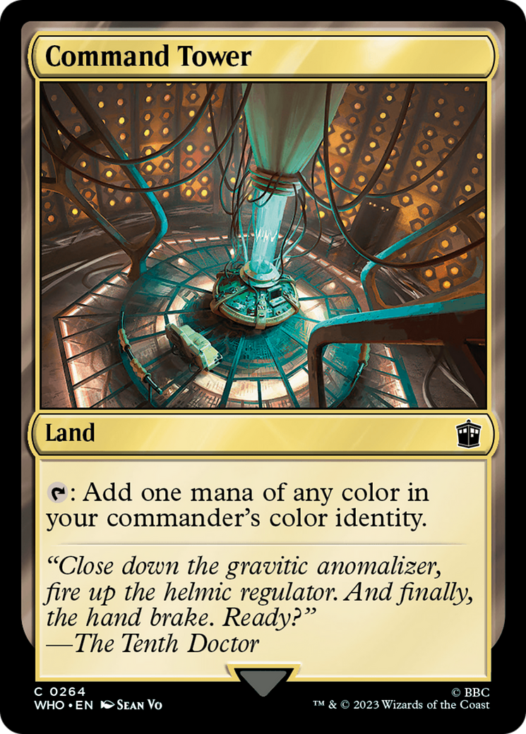 Command Tower (WHO-264) - Doctor Who Foil