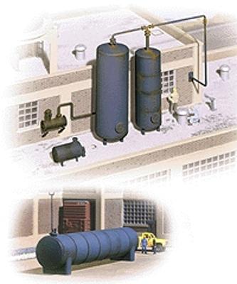 Walthers Cornerstone 933-3514 HO Scale Industrial Storage Tanks - Golden Apple Comics