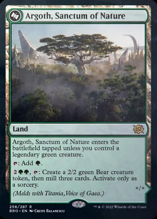 Argoth, Sanctum of Nature (BRO-256) - The Brothers' War Foil