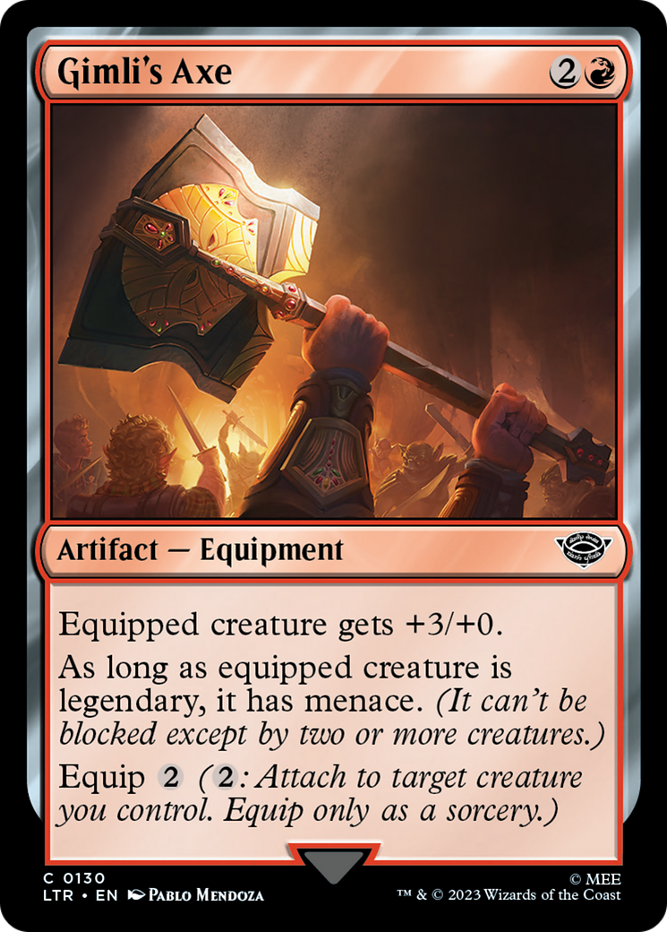 Gimli's Axe (LTR-130) - The Lord of the Rings: Tales of Middle-earth Foil