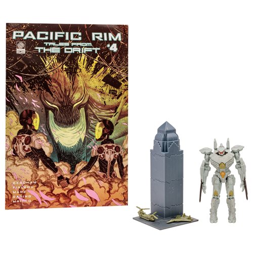 Pacific Rim: Tales From The Drift Gipsy Danger 4 Action Figure Playset  with Comic
