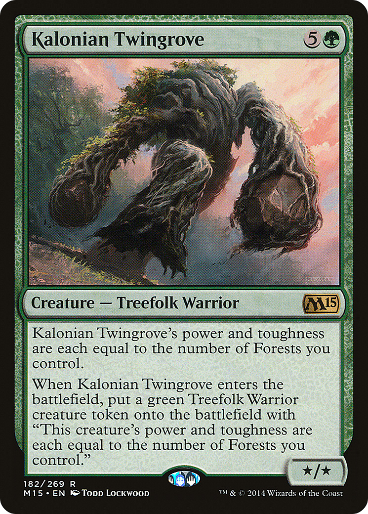 Kalonian Twingrove (M15-182) - Magic 2015 Foil