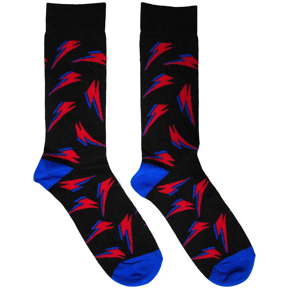 David Bowie Flash Pattern [Socks] - Golden Apple Comics