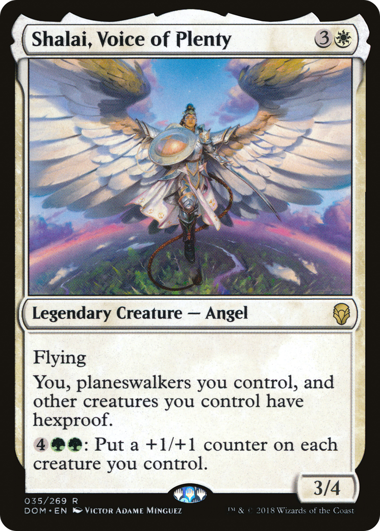 Shalai, Voice of Plenty (DOM-035) - Dominaria