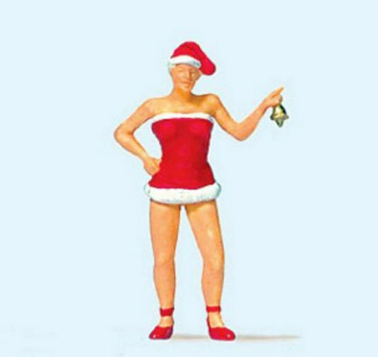 Preiser 29088 HO Scale Christmas Girl with Bell