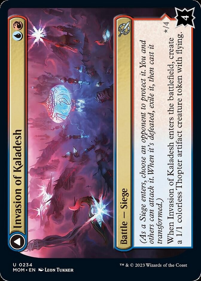 Invasion of Kaladesh // Aetherwing, Golden-Scale Flagship (MOM-234) - March of the Machine Foil
