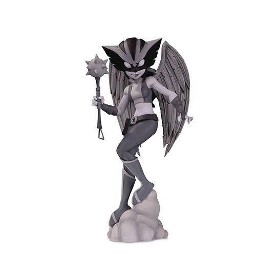 DC Artists' Alley Black & White Hawkgirl by Chrissie Zullo PVC Figure