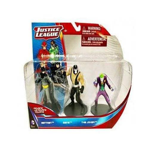 DC Comics: Justice League of America Action Figure 3-Pack - Batman", " Bane", " The Joker