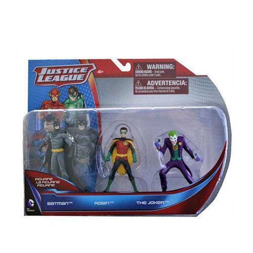 DC Comics: Justice League of America Action Figure 3-Pack - Batman", " Robin", " The Joker