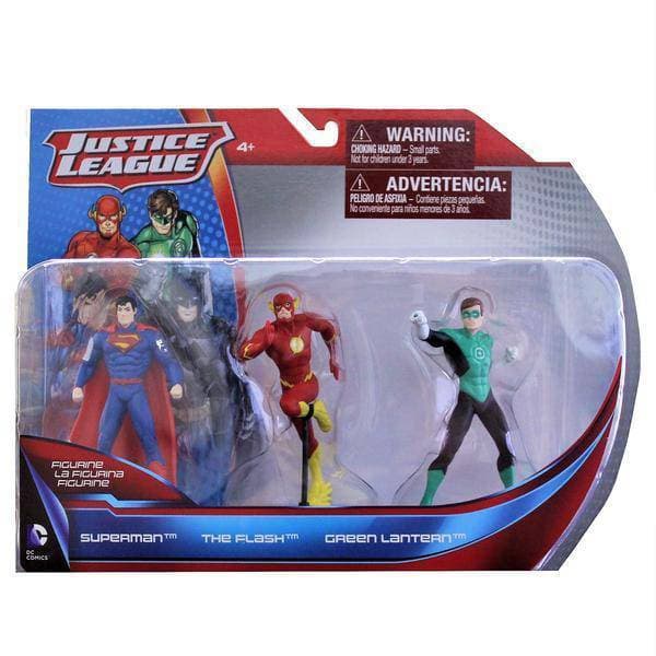 DC Comics: Justice League of America Action Figure 3-Pack - Superman", " Flash", " Green Lantern