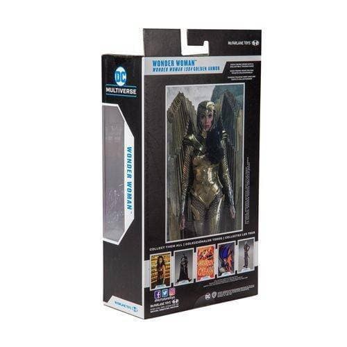 Wonder Woman, 1984 Gold Costume - 1:10 Scale Action Figure, 7"- DC Collector - McFarlane Toys